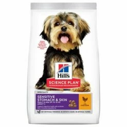 Hill's Science Plan Adult 1+ Sensitive Stomach & Skin Small & Mini Csirke -Olcsó Zooplus bolt 105938 pla hill s sp adult sensit stomach skin small mini chick 6 kg 2 4