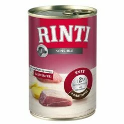 RINTI Sensible Gazdaságos Csomag 24 X 400 G -Olcsó Zooplus bolt 106509 pla finnern rinti sensible ente huehnerleber kart 400g hs 01 7