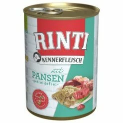 RINTI ínyenceknek Gazdaságos Csomag 24 X 400 G -Olcsó Zooplus bolt 111299 pla bilder rinti kennerfleisch pansen 400g hs 01 1