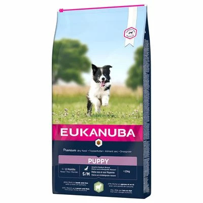 Eukanuba Puppy Small & Medium Breed Bárány & Rizs