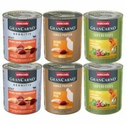 Animonda GranCarno Adult Single Protein 24 X 800 G -Olcsó Zooplus bolt 168999 animonda grancarno adult monoprotein mixpaket huhn 6x800g hs 01 3