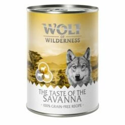 Wolf Of Wilderness "Taste Of" Gazdaságos Csomag 24 X 400 G -Olcsó Zooplus bolt 1 savanna 400g 1000x1000 6