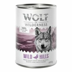 Wolf Of Wilderness Adult Gazdaságos Csomag 24 X 400 G -Olcsó Zooplus bolt 1 wow classic wild hills duck front 400g 1000x1000 5