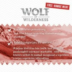 Wolf Of Wilderness "Free-Range Meat" Gazdaságos Csomag 24 X 400 G -Olcsó Zooplus bolt 1 wow freerange wet board highvalley hu 4