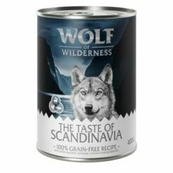 Wolf Of Wilderness "Taste Of" Gazdaságos Csomag 24 X 400 G -Olcsó Zooplus bolt 1 wow tasteof scandinavia 400g 1000x1000 7