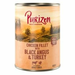 Purizon Adult - Gabonamentes Gazdaságos Csomag 12 X 400 G -Olcsó Zooplus bolt 208997 pla purizon black angus 400 g 9
