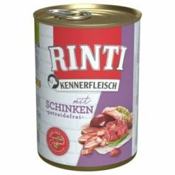 RINTI ínyenceknek Gazdaságos Csomag 24 X 400 G -Olcsó Zooplus bolt 22268 pla bilder rinti kennerfleisch schinken 400g hs 01 6