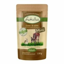 Lukullus Naturkost Adult Mini Gabomamentes Gazdaságos Csomag 24 X 150 G -Olcsó Zooplus bolt 264607 pla luk mini gamerabbit 6x150g 7