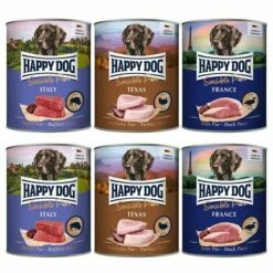 Happy Dog Pur Gazdaságos Csomag 24 X 800 G -Olcsó Zooplus bolt 266708 pla interquell happydog pur mix 6x800g hs 01 3