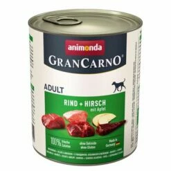 Animonda GranCarno Original Adult 24 X 800 G -Olcsó Zooplus bolt 27991 pla animonda grancarno rinduhirschapfel 800g 0