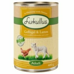 Lukullus Gazdaságos Csomag 24 X 400 G 18 Lukullus Gazdaságos Csomag 24 X 400 G -Olcsó Zooplus bolt 28047 pla lukullus gefluegel lamm 6 x 400 g 6
