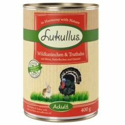 Lukullus Gazdaságos Csomag 24 X 400 G 17 Lukullus Gazdaságos Csomag 24 X 400 G -Olcsó Zooplus bolt 28048 pla lukullus wildkaninchen truthahn 6 x 400 g 7