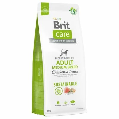 Brit Care Dog Sustainable Adult Medium Breed Chicken & Insect