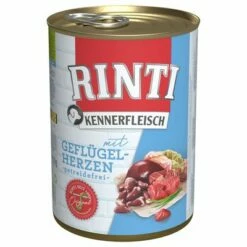 RINTI ínyenceknek Gazdaságos Csomag 24 X 400 G -Olcsó Zooplus bolt 3135 pla bilder rinti kennerfleisch geflu gelherzen 400g hs 01 8
