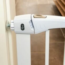 TIAKI Fehér Kutyarács 7 Cm-es Hosszabbítással 20% árengedménnyel! -Olcsó Zooplus bolt 334597 tiaki dog gate white fg 8192 7