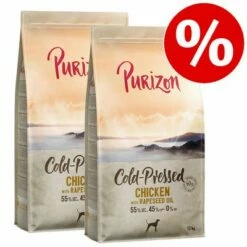 Purizon Coldpressed Gazdaságos Csomag 2 X 12 Kg