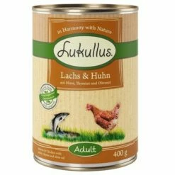 Lukullus Gazdaságos Csomag 24 X 400 G 19 Lukullus Gazdaságos Csomag 24 X 400 G -Olcsó Zooplus bolt 400g lachshuhn 1000x1000 1