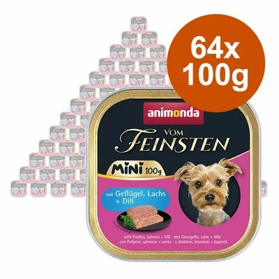 Animonda Vom Feinsten Adult Mini Gazdaságos Csomag 64 X 100 G 3 Animonda Vom Feinsten Adult Mini Gazdaságos Csomag 64 X 100 G