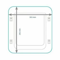 SureFlap Mikrochipes Ajtó Háziállatoknak -Olcsó Zooplus bolt 55224 sureflap mikrochip haustierklappe hs 13 7