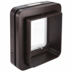 SureFlap Mikrochipes Ajtó Háziállatoknak -Olcsó Zooplus bolt 58173 pla sureflap mikrochip haustierklappe brown hs 02 1