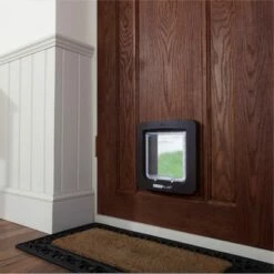 SureFlap Mikrochipes Ajtó Háziállatoknak -Olcsó Zooplus bolt 58173 sureflap mikrochip haustierklappe brown hs 04 5