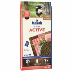2 X Nagytasakos Bosch Vegyes Csomagban -Olcsó Zooplus bolt 70021 pla bosch active 15kg 1 1