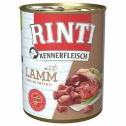 RINTI ínyenceknek 6 X 800 G 30 RINTI ínyenceknek 6 X 800 G -Olcsó Zooplus bolt 98721 pla bilder rinti kennerfleisch lamm 800g hs 01 8