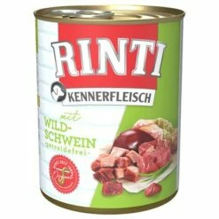 RINTI ínyenceknek Gazdaságos Csomag 24 X 800 G -Olcsó Zooplus bolt 98726 pla bilder rinti kennerfleisch wildschwein 800g hs 01 6