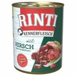 RINTI ínyenceknek Gazdaságos Csomag 24 X 800 G -Olcsó Zooplus bolt 98832 pla bilder rinti kennerfleisch hirsch 800g hs 01 2