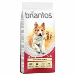 Briantos Száraztáp Gazdaságos Csomagban -Olcsó Zooplus bolt briantos adult chickenrice 14kg 1000x1000 9