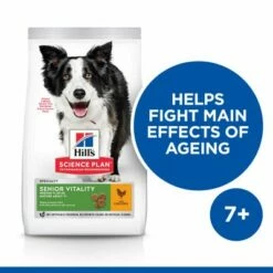 Hill's Science Plan Mature Adult 7+ Youthful Vitality Medium Csirke -Olcsó Zooplus bolt dog senior vitality chicken medium front of pack 7