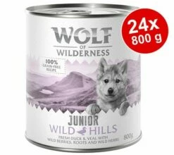 Little Wolf Of Wilderness Gazdaságos Csomag 24 X 800 G
