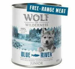 Wolf Of Wilderness "Free-Range Meat" Junior 6 X 800 G