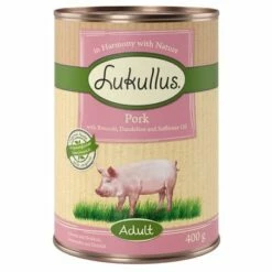 Lukullus Gazdaságos Csomag 24 X 400 G 21 Lukullus Gazdaságos Csomag 24 X 400 G -Olcsó Zooplus bolt lk 400g landguth adult pork 1000x1000 7