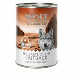 6 X 400 G Wolf Of Wilderness 'The Taste Of' Vegyes Próbacsomag -Olcsó Zooplus bolt outback 400g 1000x1000 8 1