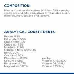 Hill's Prescription Diet J/d Joint Care Csirke Kutyatáp -Olcsó Zooplus bolt pd jd can dog bk33616m composition 3