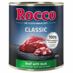 Rocco Classic Vegyes Próbacsomagok 6 X 800 G -Olcsó Zooplus bolt rocco classic beefduck 800g 1000x1000 0