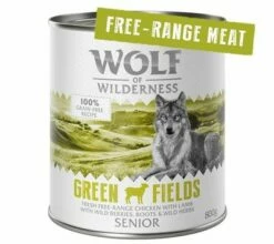 Wolf Of Wilderness "Free-Range Meat" Senior 6 X 800 G