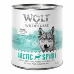 Wolf Of Wilderness Adult Gazdaságos Csomag 24 X 800 G -Olcsó Zooplus bolt wow classic arctic spirit reindeer front 800g 1000x1000 4