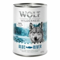 Wolf Of Wilderness Adult Gazdaságos Csomag 24 X 400 G -Olcsó Zooplus bolt wow classic blueriver fish front 400g 1000x1000 2