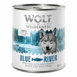 Wolf Of Wilderness Adult Gazdaságos Csomag 24 X 800 G -Olcsó Zooplus bolt wow classic blueriver fish front 800g 1000x1000 1