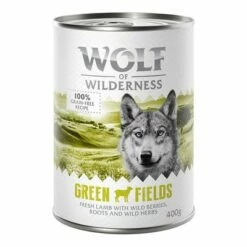 Wolf Of Wilderness Adult Gazdaságos Csomag 24 X 400 G -Olcsó Zooplus bolt wow classic greenfields lamb front 400g 1000x1000 9