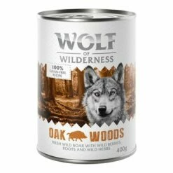 Wolf Of Wilderness Adult Gazdaságos Csomag 24 X 400 G -Olcsó Zooplus bolt wow classic oakwoods boar front 400g 1000x1000 6