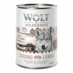 Wolf Of Wilderness Adult Gazdaságos Csomag 24 X 400 G -Olcsó Zooplus bolt wow classic strong lands pork front 400g 1000x1000 7