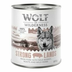 Wolf Of Wilderness Adult Gazdaságos Csomag 24 X 800 G -Olcsó Zooplus bolt wow classic strong lands pork front 800g 1000x1000 8