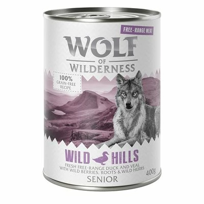 Wolf Of Wilderness "Free-Range Meat" Senior 6 X 400 G 3 Wolf Of Wilderness "Free-Range Meat" Senior 6 X 400 G