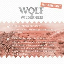 Wolf Of Wilderness "Free-Range Meat" Gazdaságos Csomag 24 X 400 G -Olcsó Zooplus bolt wow freerange wet board greatdesert hu 3