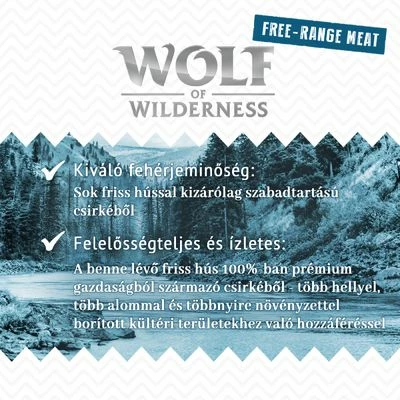 Wolf Of Wilderness "Free-Range Meat" Junior Gazdaságos Csomag 24 X 400 G 6 Wolf Of Wilderness "Free-Range Meat" Junior Gazdaságos Csomag 24 X 400 G - Image 4