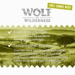 Wolf Of Wilderness "Free-Range Meat" Senior Gazdaságos Csomag 24 X 800 G -Olcsó Zooplus bolt wow freerange wet board senior greenfields hu 3 1