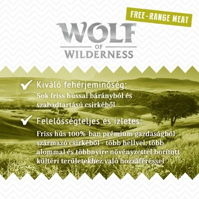 Wolf Of Wilderness "Free-Range Meat" Senior 6 X 400 G 8 Wolf Of Wilderness "Free-Range Meat" Senior 6 X 400 G - Image 6